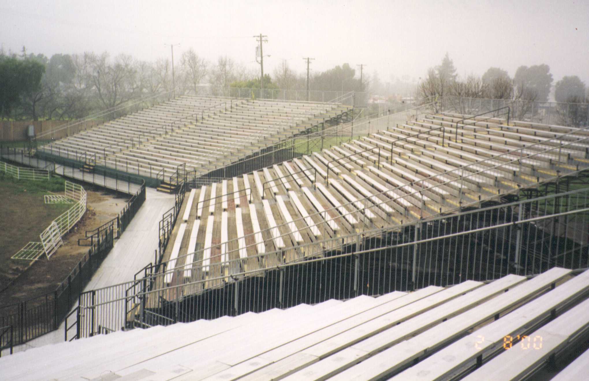 Temporary Bleachers at Santa Clara Fairgrounds