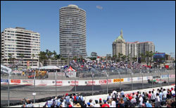 Bleachers at Long Beach Grand Prix
