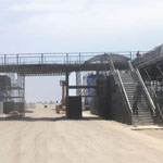 Bleachers, platforms, and stairs at Surfing Championship in Huntington Beach 1 of 8