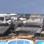 Bleachers, platforms, and stairs at Surfing Championship in Huntington Beach 2 of 8