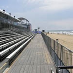 Bleachers, platforms, and stairs at Surfing Championship in Huntington Beach 4 of 8